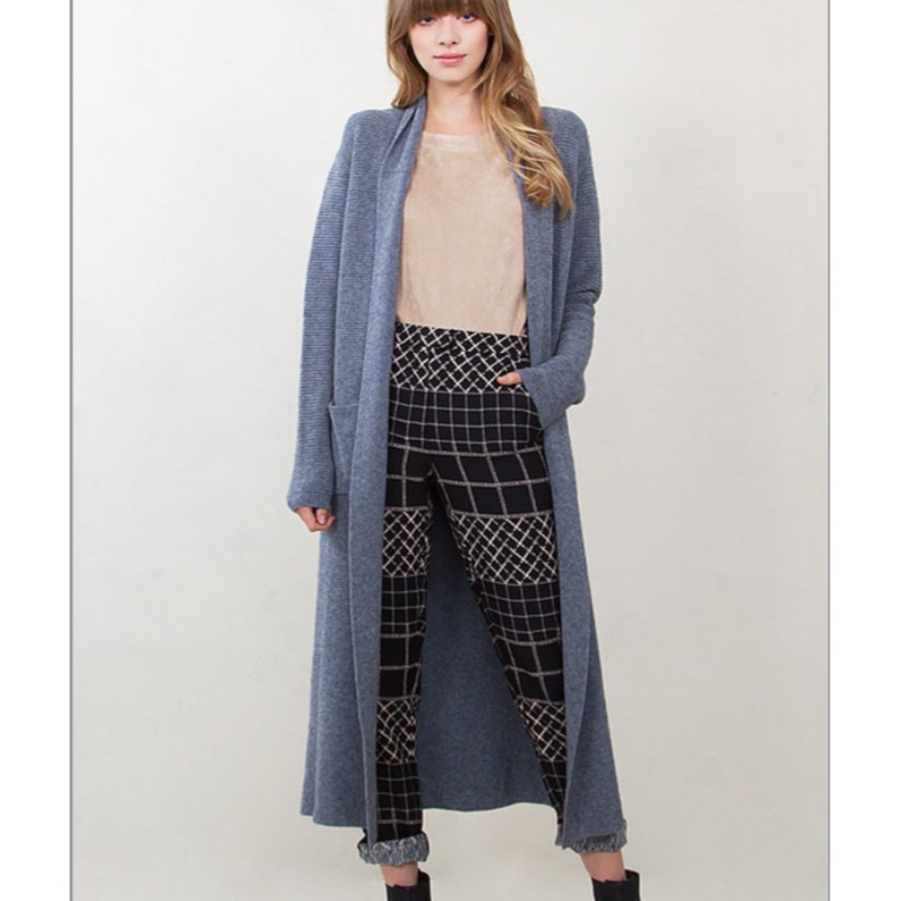 Sugarlips maxi cardigan with pockets size xs